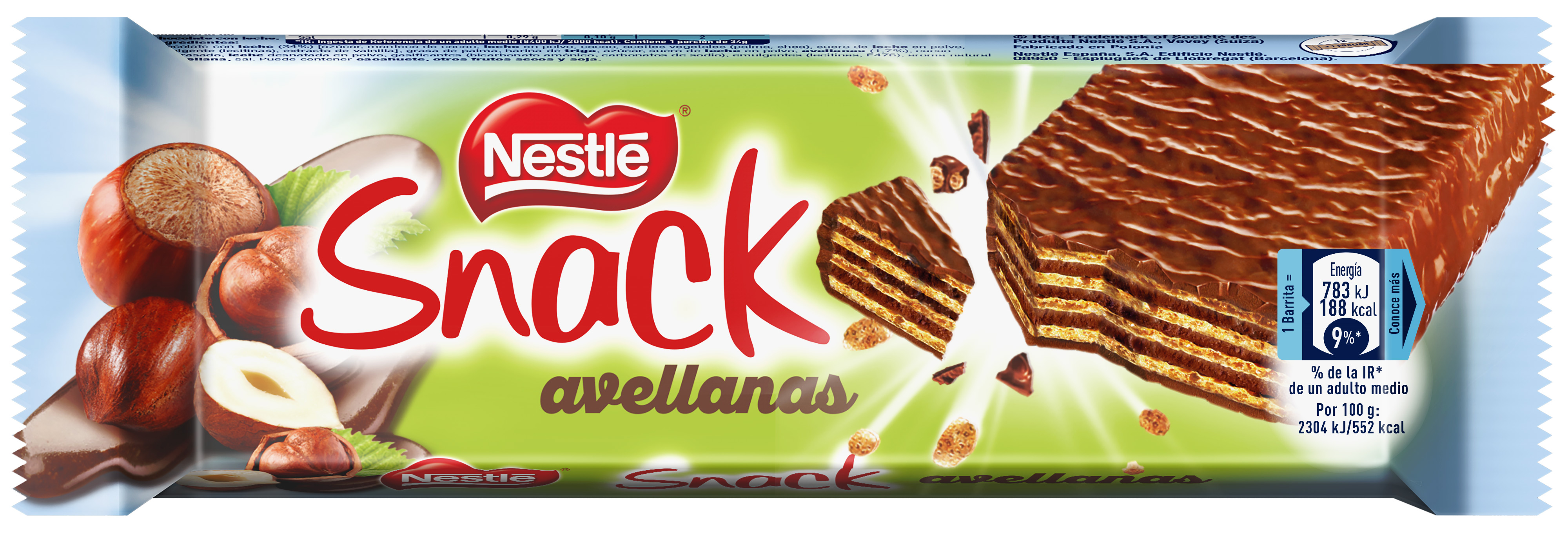 CHOC AVELAS SNACK NESTLE 34G CX30